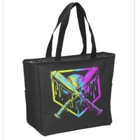 Baseball Drip For Ice Cream Drip Baseball Zip Tote Bag