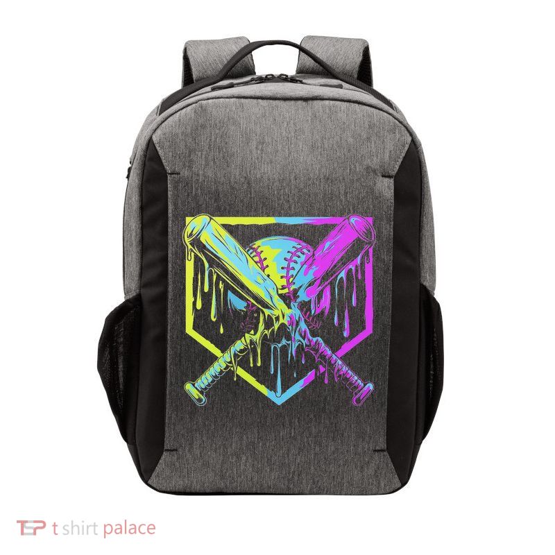Baseball Drip For Ice Cream Drip Baseball Vector Backpack