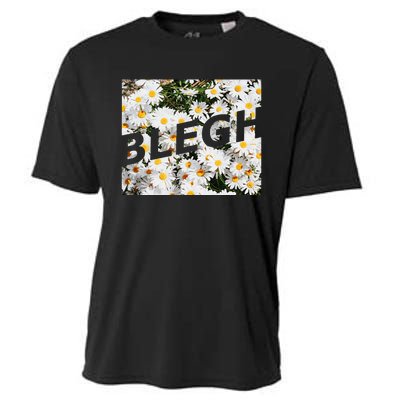 BLEGH Daisy Flower Collection Cooling Performance Crew T-Shirt