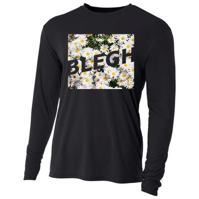 BLEGH Daisy Flower Collection Cooling Performance Long Sleeve Crew