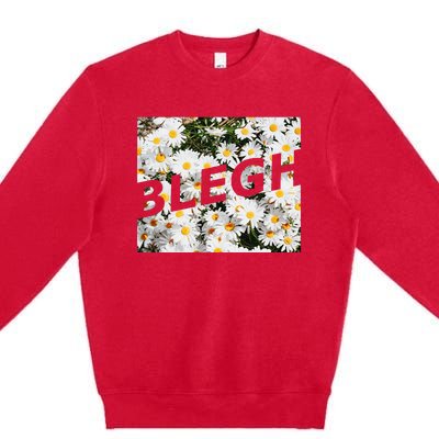 BLEGH Daisy Flower Collection Premium Crewneck Sweatshirt