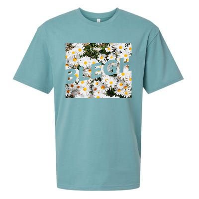 BLEGH Daisy Flower Collection Sueded Cloud Jersey T-Shirt