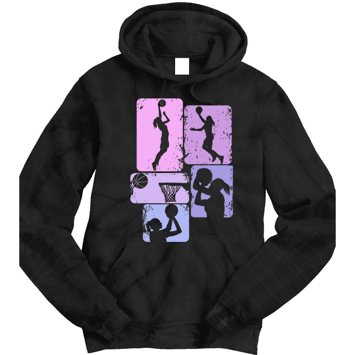 Basketball Dad For Family Matching Basketball Ballers Tie Dye Hoodie