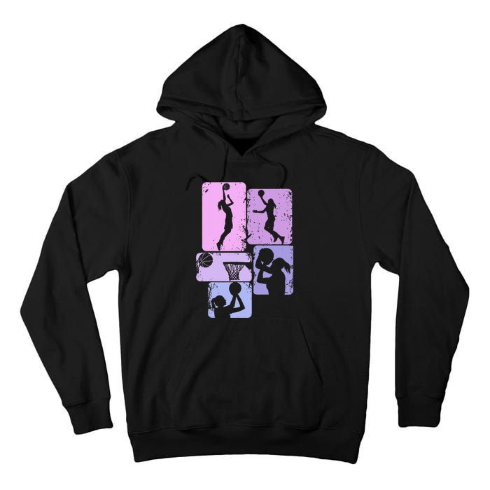 Basketball Dad For Family Matching Basketball Ballers Tall Hoodie