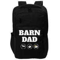 Barn Dad Funny Horse Dad Impact Tech Backpack