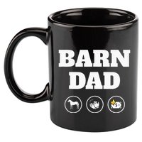 Barn Dad Funny Horse Dad 11oz C Handle Ceramic Mug
