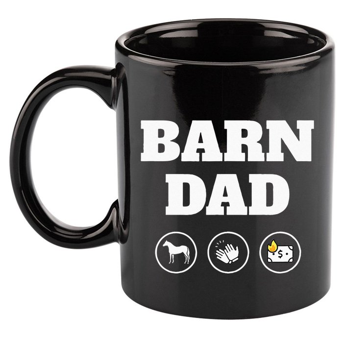 Barn Dad Funny Horse Dad 11oz C Handle Ceramic Mug