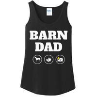 Barn Dad Funny Horse Dad Ladies Essential Tank