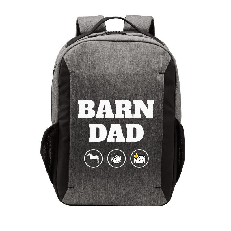Barn Dad Funny Horse Dad Vector Backpack