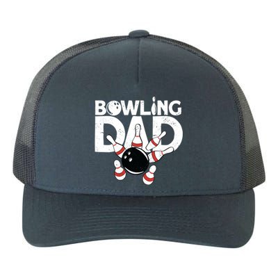 Bowling Dad Funny Bowling Player Bowler Bowling Great Gift Yupoong Adult 5-Panel Trucker Hat