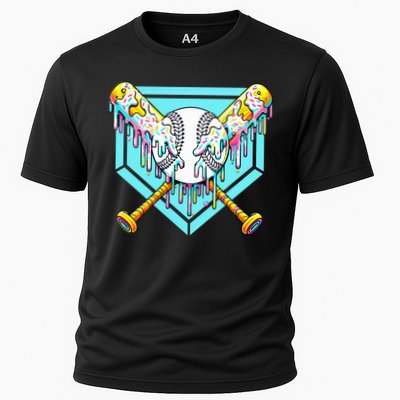 Baseball Drip For Ice Cream Drip Yout.h Baseball Performance Shirt