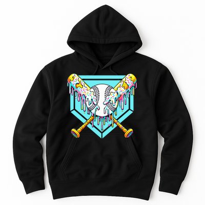 Baseball Drip For Ice Cream Drip Yout.h Baseball Hoodie