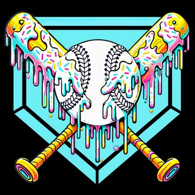 Baseball Drip For Ice Cream Drip Yout.h Baseball T-Shirt