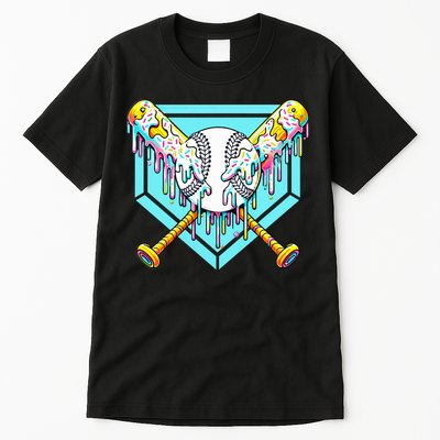 Baseball Drip For Ice Cream Drip Yout.h Baseball Tall T-Shirt