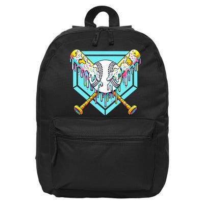 Baseball Drip For Ice Cream Drip Yout.h Baseball 16 in Basic Backpack