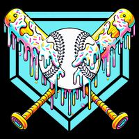 Baseball Drip For Ice Cream Drip Yout.h Baseball 16 in Basic Backpack