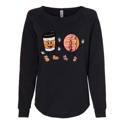 Breakfast Design Funny Coffee Meets Bagels Food Lover Funny Gift Cool Gift Womens California Wash Sweatshirt