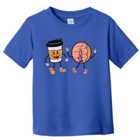 Breakfast Design Funny Coffee Meets Bagels Food Lover Funny Gift Cool Gift Toddler T-Shirt