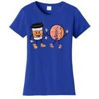 Breakfast Design Funny Coffee Meets Bagels Food Lover Funny Gift Cool Gift Women's T-Shirt