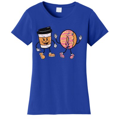 Breakfast Design Funny Coffee Meets Bagels Food Lover Funny Gift Cool Gift Women's T-Shirt