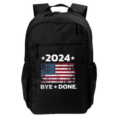 Bye Done Funny Political Election Trump 2024 Daily Commute Backpack