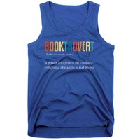 Booktrovert Definition Funny Book Day Love Vintage Gift Tank Top