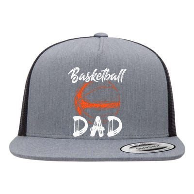 Basketball Dad For Men Family Matching Basketball Ballers Flat Bill Trucker Hat