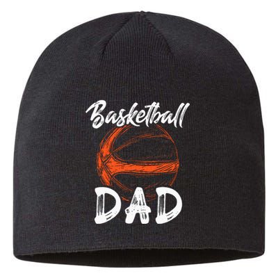 Basketball Dad For Men Family Matching Basketball Ballers Sustainable Beanie