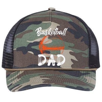 Basketball Dad For Men Family Matching Basketball Ballers Retro Rope Trucker Hat Cap