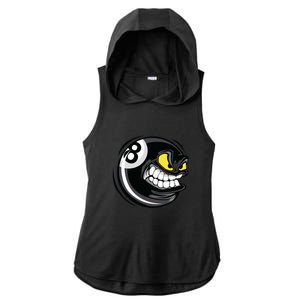 Billiards Dad Funny 8 Ball Angry Billiards Gift For Father’s Day Ladies PosiCharge Tri-Blend Wicking Draft Hoodie Tank