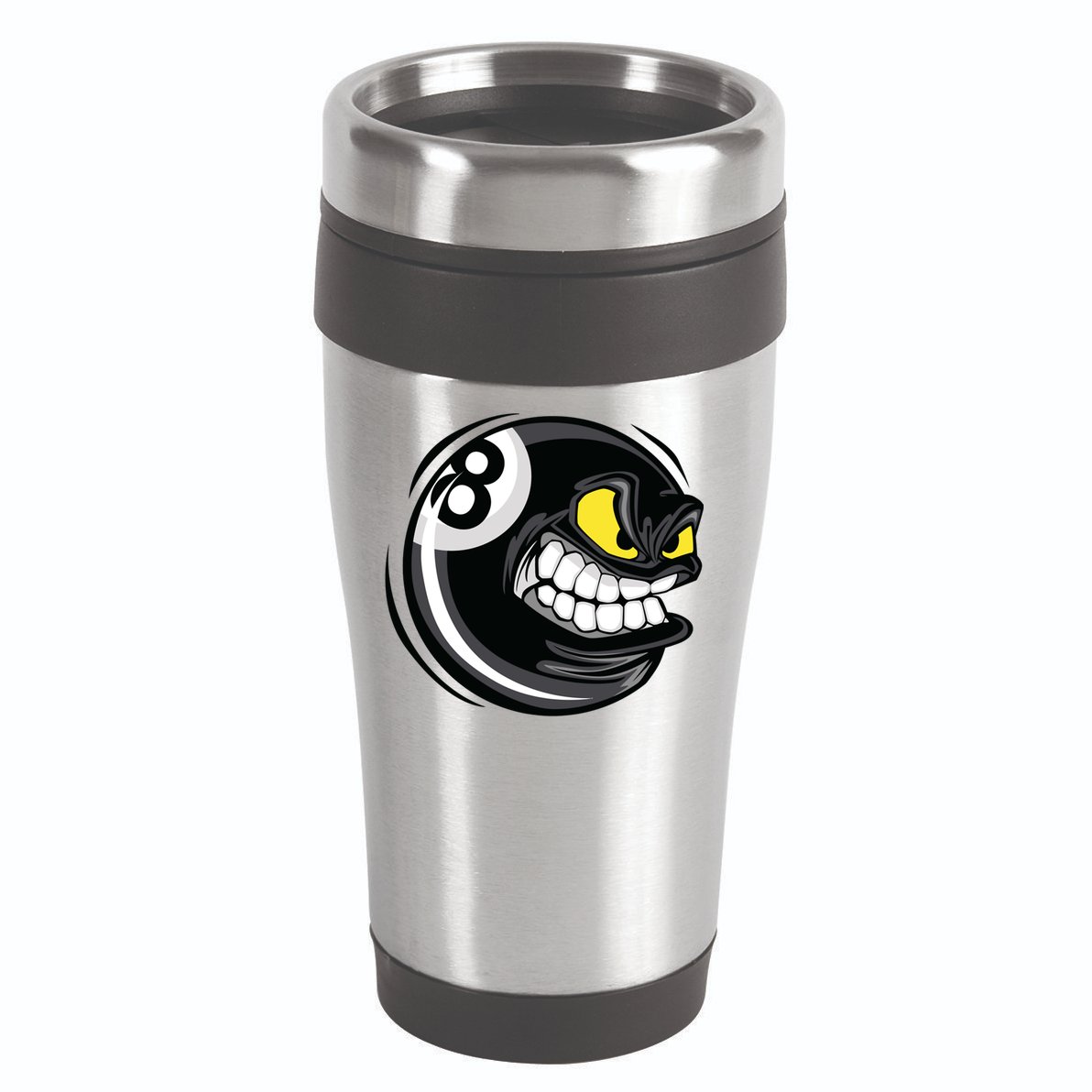 Billiards Dad Funny 8 Ball Angry Billiards Gift For Father’s Day 16oz Travel Tumbler