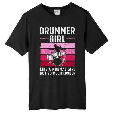 Best Drums For Drummer Music Band Drum Musician Tall Fusion ChromaSoft Performance T-Shirt