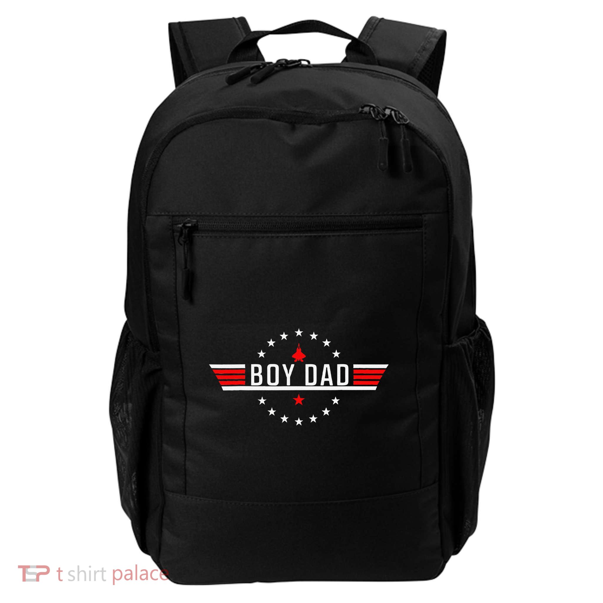 Boy Dad FatherS Day Dad And Son Proud Dad Of Daily Commute Backpack