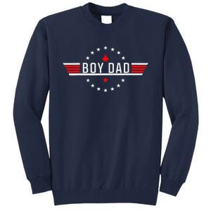 Boy Dad FatherS Day Dad And Son Proud Dad Of Tall Sweatshirt