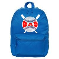 Baseball Dad For Fathers Day Daddy Papa Baseball Gift 16 in Basic Backpack