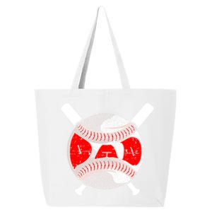 Baseball Dad For Fathers Day Daddy Papa Baseball Gift 25L Jumbo Tote