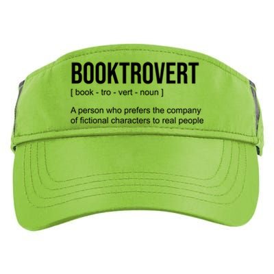 Booktrovert Definition Funny Book Lover Bookish Teacher Gift Adult Drive Performance Visor