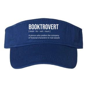 Booktrovert Definition Funny Book Lover Bookish Teacher Gift Valucap Bio-Washed Visor