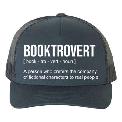 Booktrovert Definition Funny Book Lover Bookish Teacher Gift Yupoong Adult 5-Panel Trucker Hat