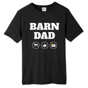 Barn Dad Funny Horse Dad Tall Fusion ChromaSoft Performance T-Shirt