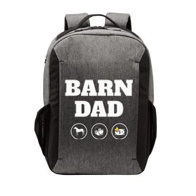 Barn Dad Funny Horse Dad Vector Backpack