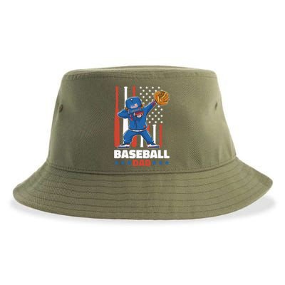 Baseball Dad For Father's Day Funny Gift Sustainable Bucket Hat