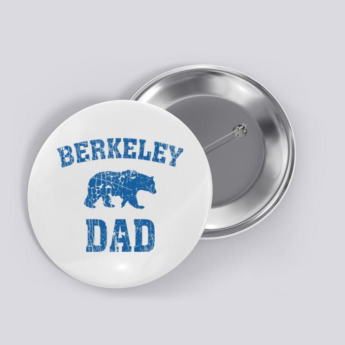 Berkeley Dad Father Bear Vintage Animal Nature Button