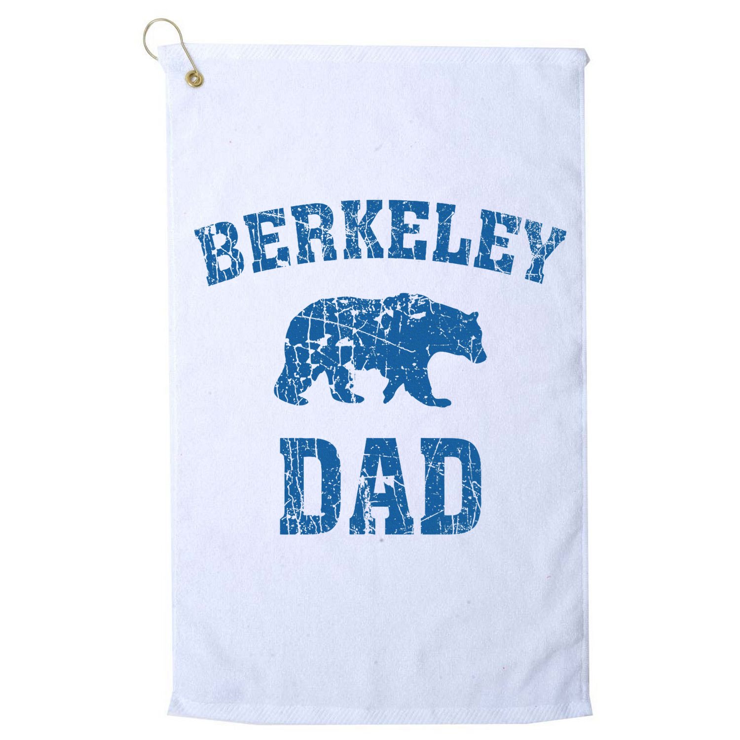 Berkeley Dad Father Bear Vintage Animal Nature Golf Towel