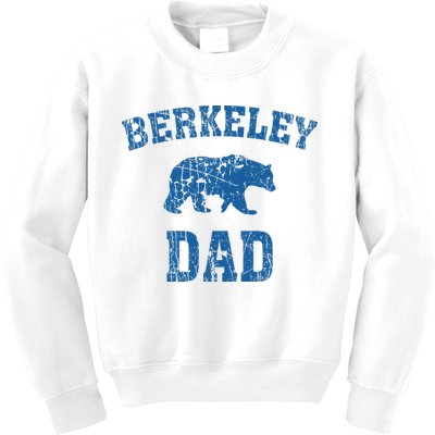 Berkeley Dad Father Bear Vintage Animal Nature Kids Sweatshirt