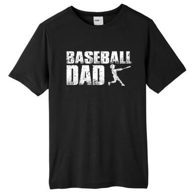 Baseball Dad Funny Baseball Vintage Gift Tall Fusion ChromaSoft Performance T-Shirt