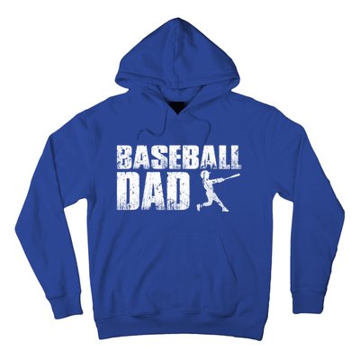 Baseball Dad Funny Baseball Vintage Gift Hoodie