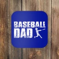 Baseball Dad Funny Baseball Vintage Gift Coaster