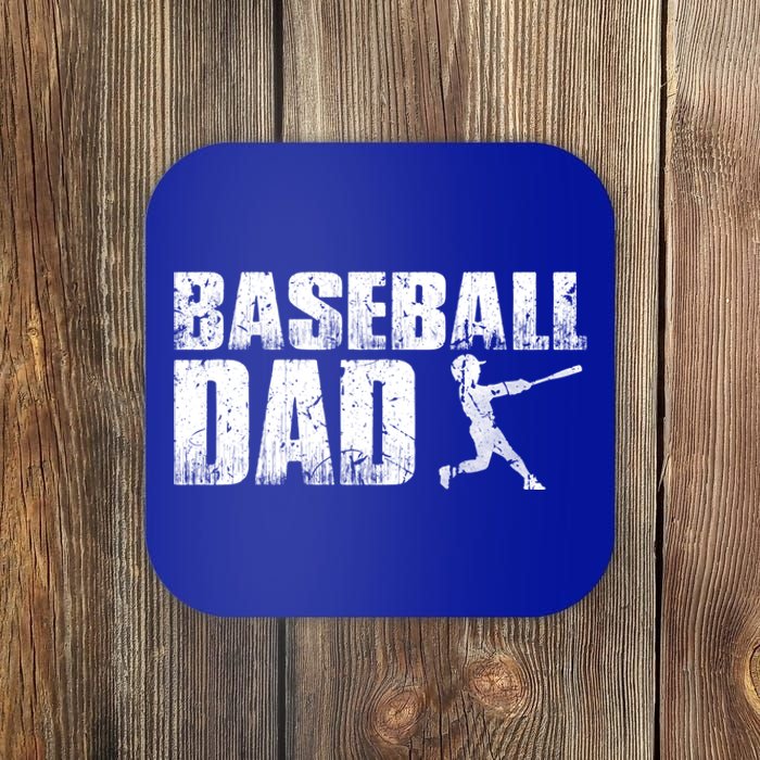 Baseball Dad Funny Baseball Vintage Gift Coaster