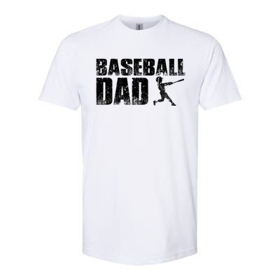 Baseball Dad Funny Baseball Vintage Gift Softstyle® CVC T-Shirt